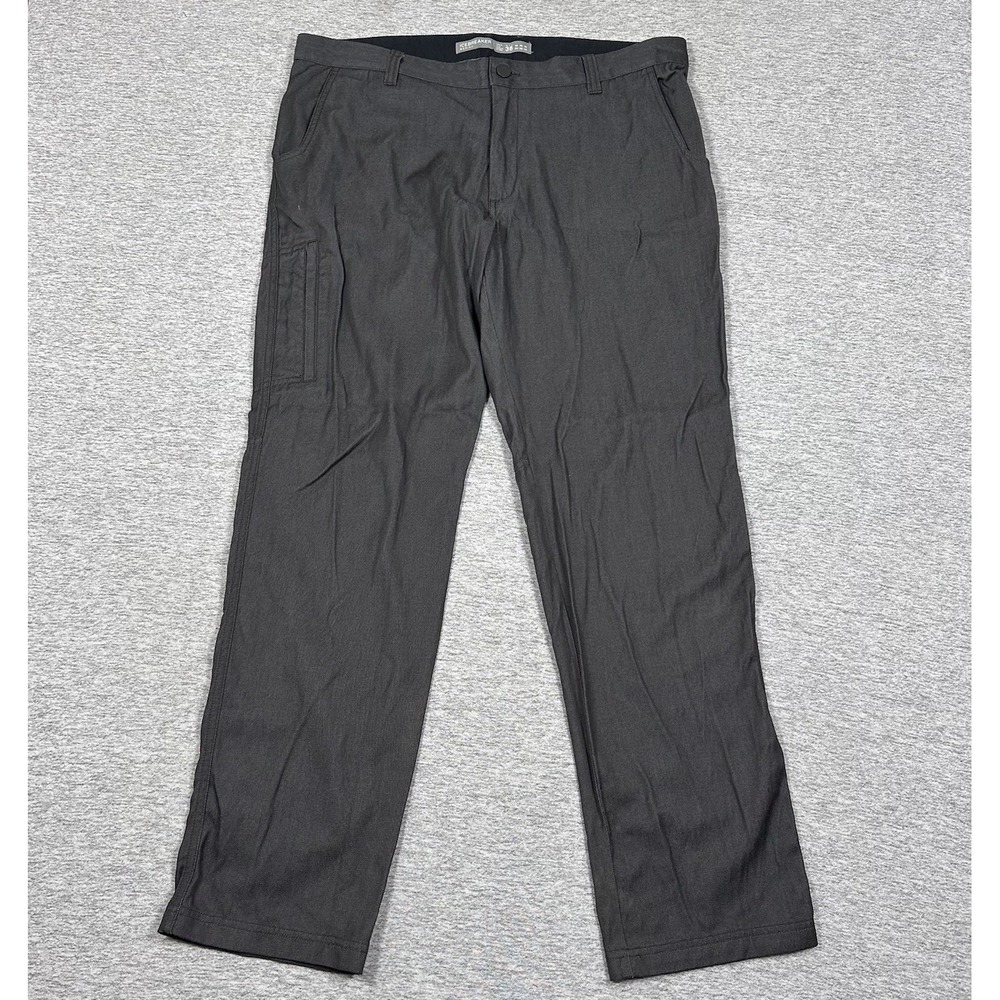 Icebreaker Merino Pants Mens 36x33 Gray Wool Blend Cargo Pocket Outdoor Hiking